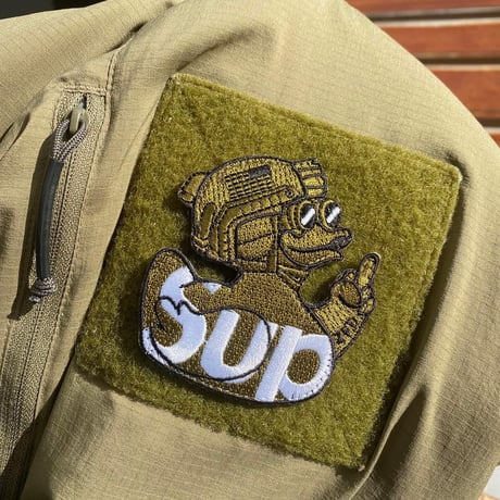 Zero Fucks Duck® ZFD Sup Duck パッチ - V9 Olive Drab Green