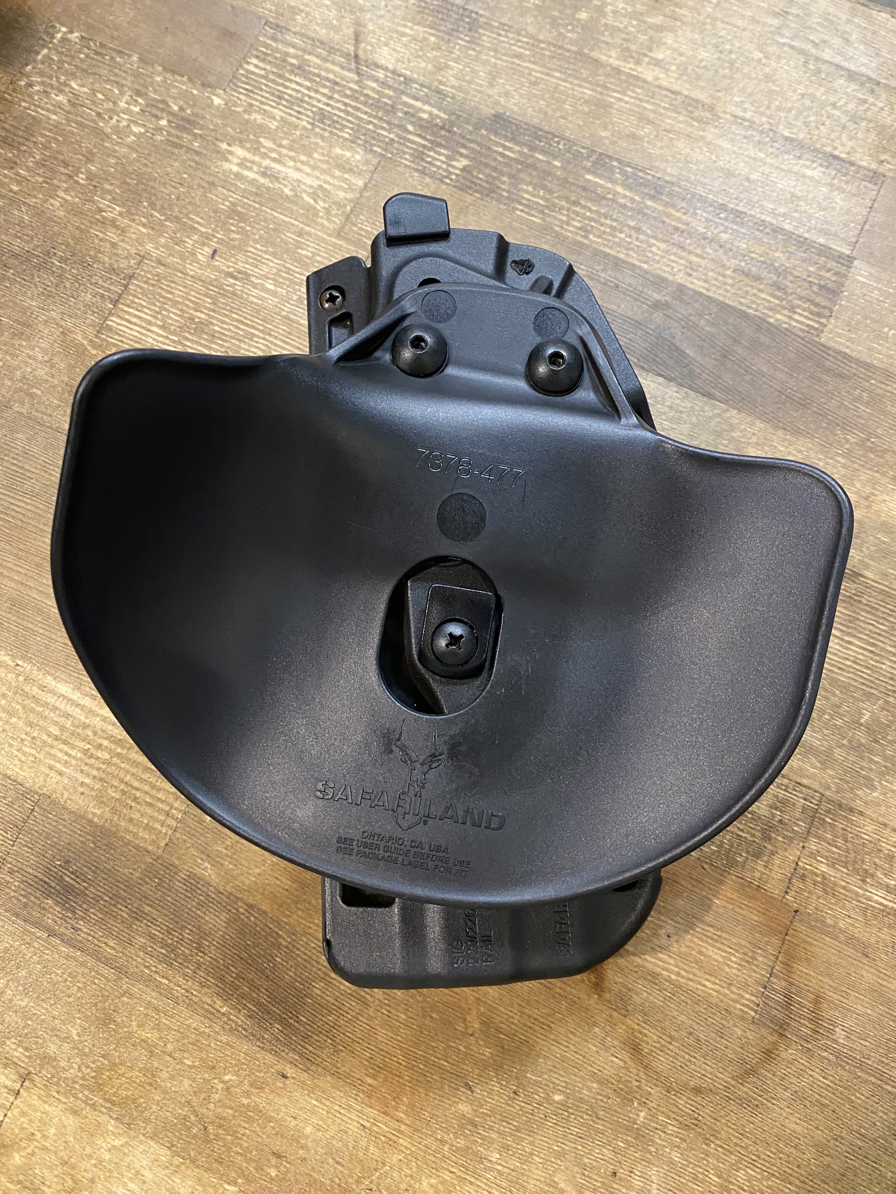 Safariland SIG P220/226 RAIL 7378-477 ブラック | 第三商店