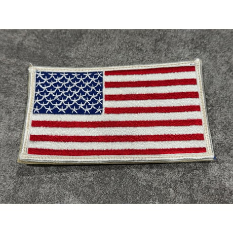 ラージ US フラッグ パッチ ベルクロ縫い付け品