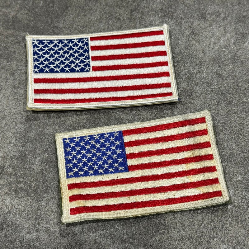 ラージ US フラッグ パッチ ベルクロ縫い付け品 | 第三商店