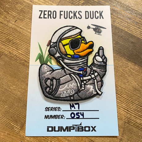 Zero Fucks Duck® NASA Mercury 7 Astronaut Duck Morale パッチ