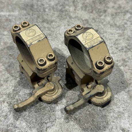 実物 ARMS 30mm マウントリング レバーマウント 塗装品　22H