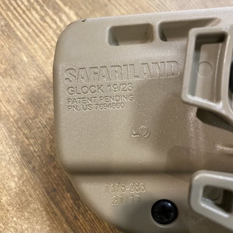 Safariland G19用 7378-283 FDE ロック付き ホルスター