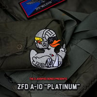 Zero Fucks Duck®️ Classified Series A10 Warthog Duck パッチ  V3 PLATINUM