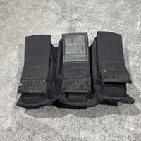 BHI トリプルピストルマガジンポーチ　BK