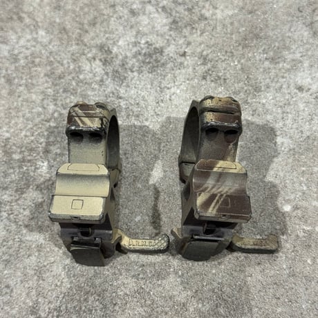 実物 ARMS 30mm マウントリング レバーマウント 塗装品　22H