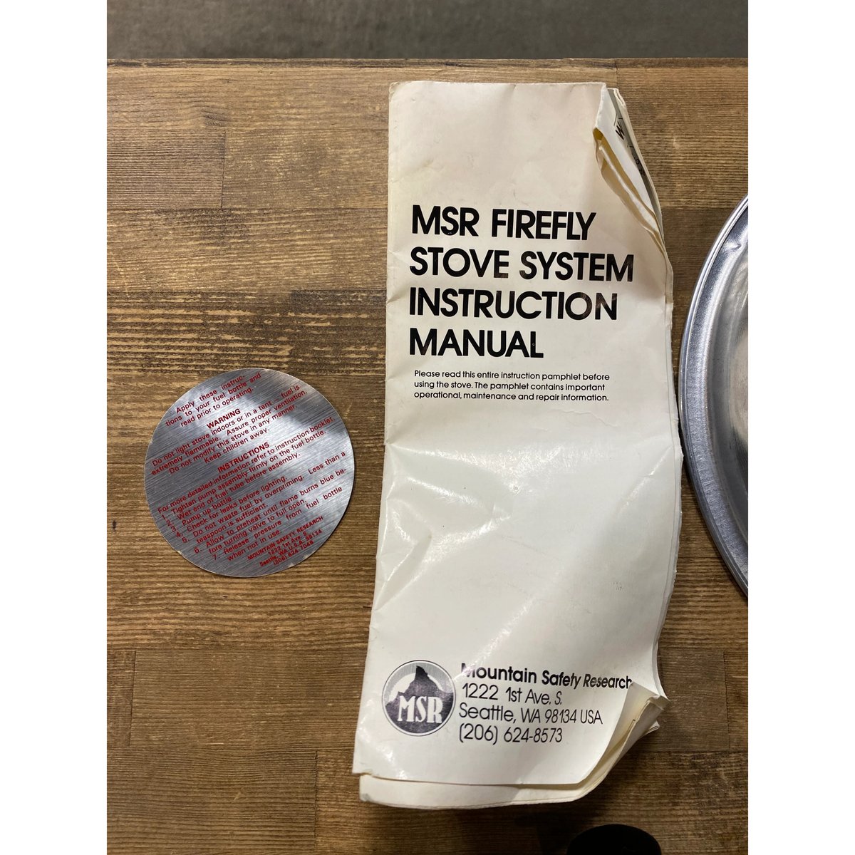 80年代 MSR FIREFLY 後期型 グレーポンプ 使用感少なめ | 第三商店