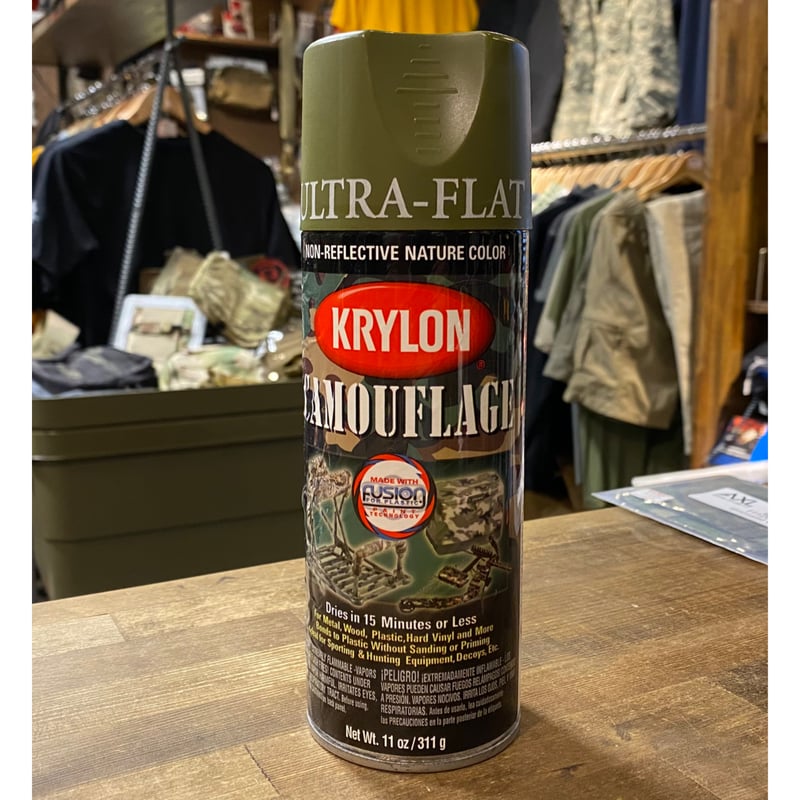 新品 KRYLON Woodland Light Green グリーン カモフラージュ 新品 KRYLON Woodland Light Green グリーン カモフラージュ