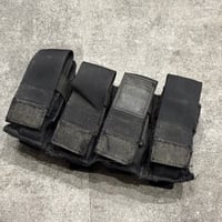 BHI クアッドピストルマグポーチ BK