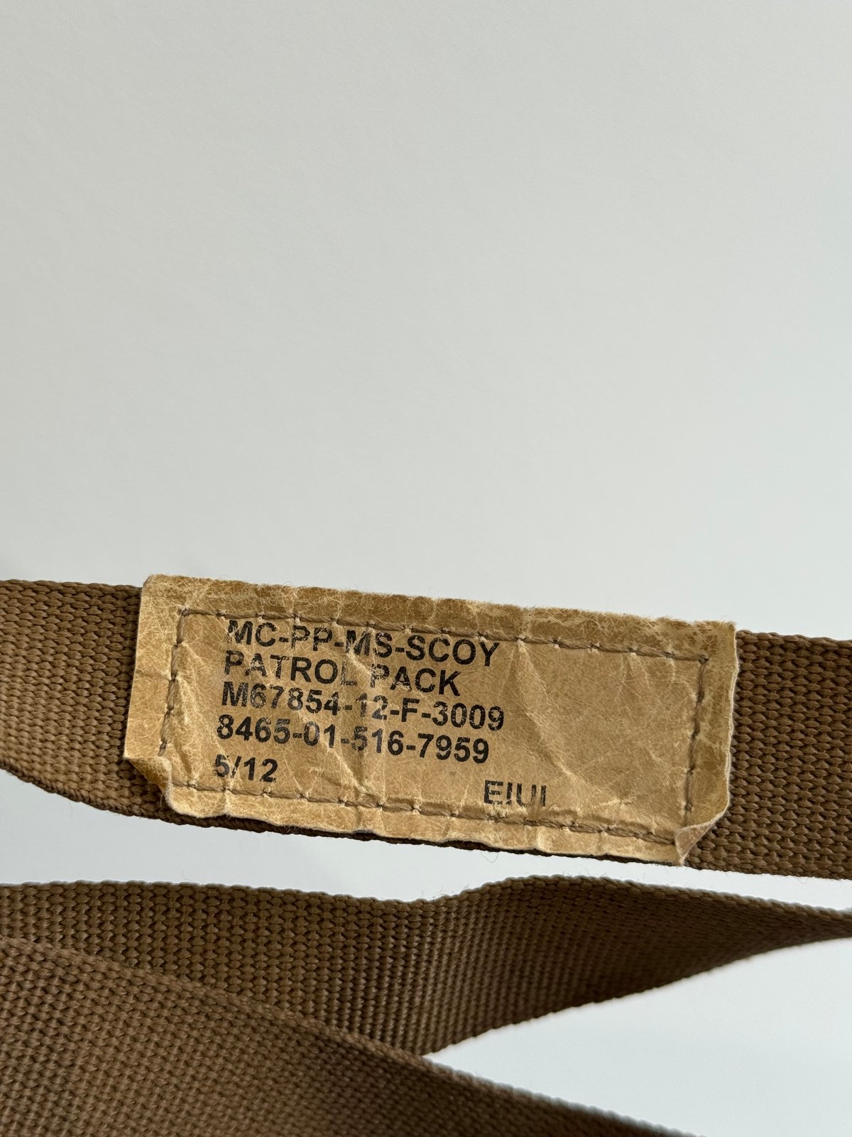 USMC FSBE2 パトロールパック EAGLE製 | 第三商店