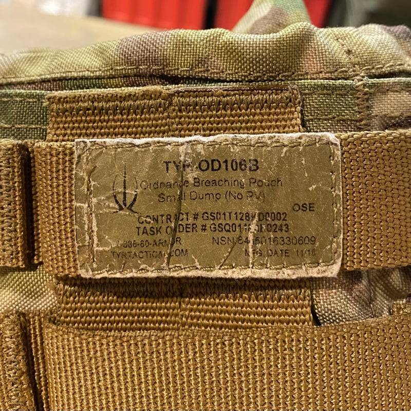 官給 TYR tactical スモールダンプポーチ マルチカム | 第三商店