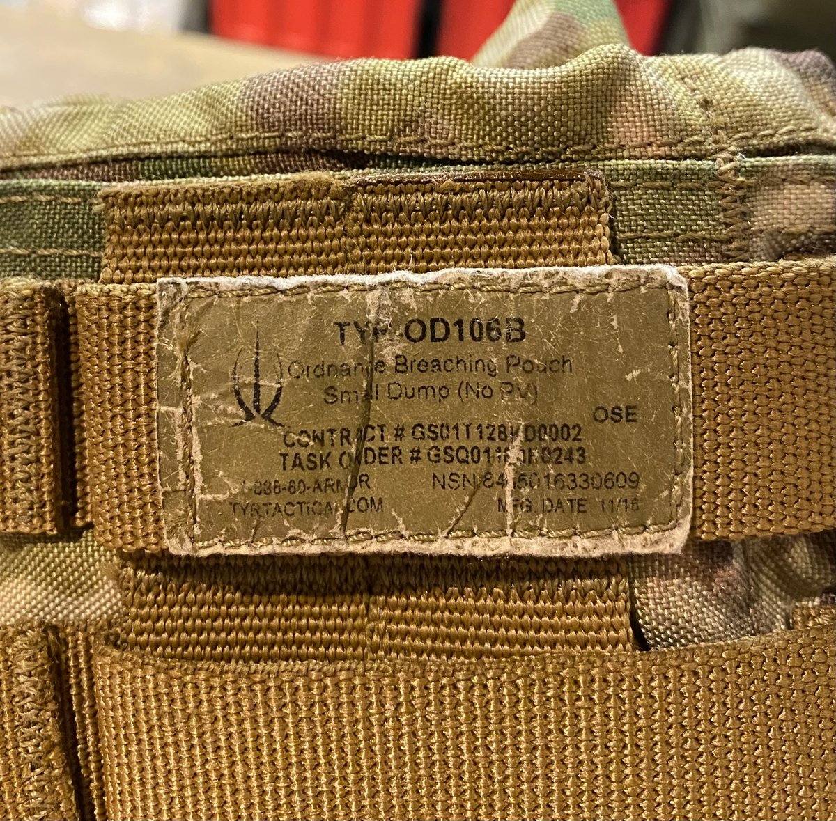 官給 TYR tactical スモールダンプポーチ マルチカム | 第三商店