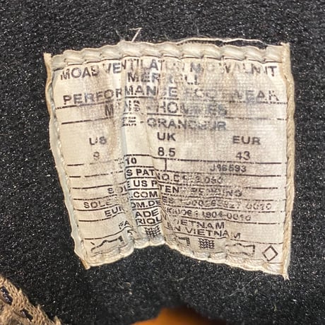 MERRELL メレル MOAB モアブ　US-9 27.0cm