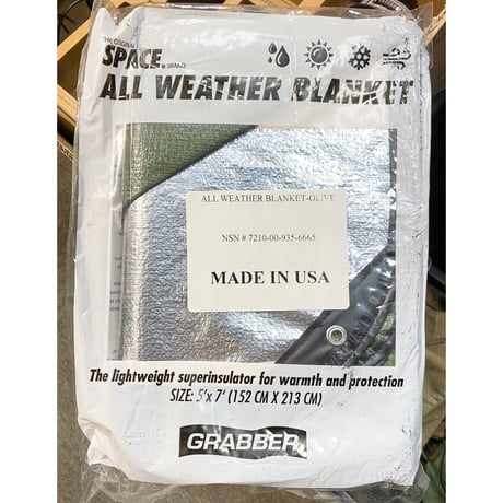 GRABBER ALL WEATHER BLANKET オリーブ