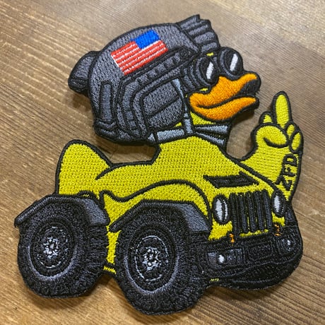 ZFD® Jeep Rubber Duck パッチ V1 イエロー