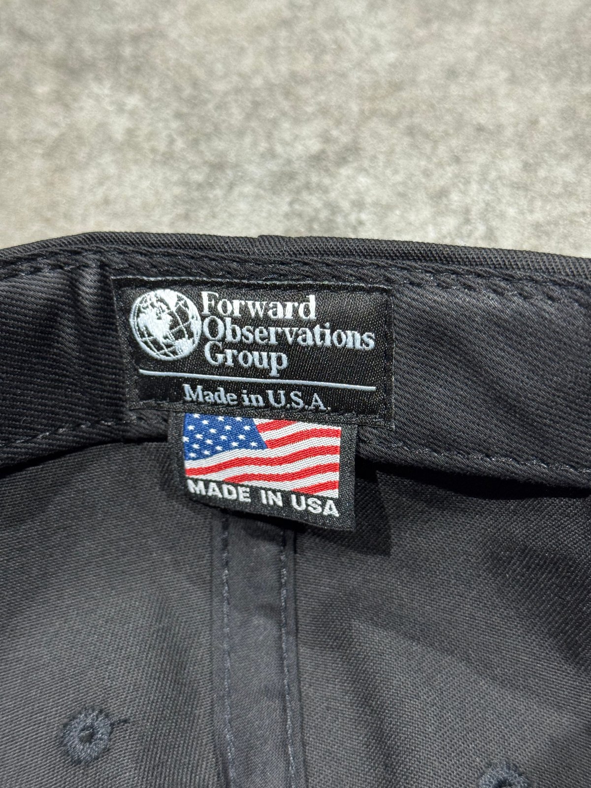 新品 FOG キャップ アメリカ製 forward observations group |