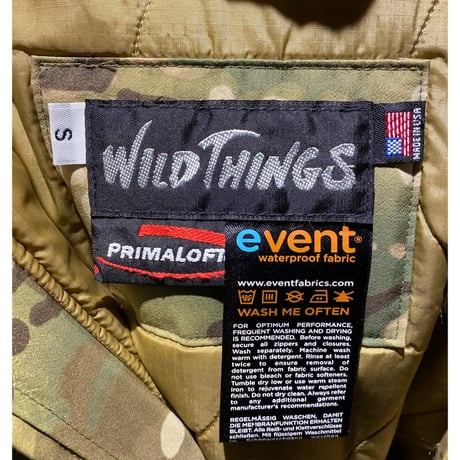 WILD THINGS ジャケット マルチカム Sサイズ