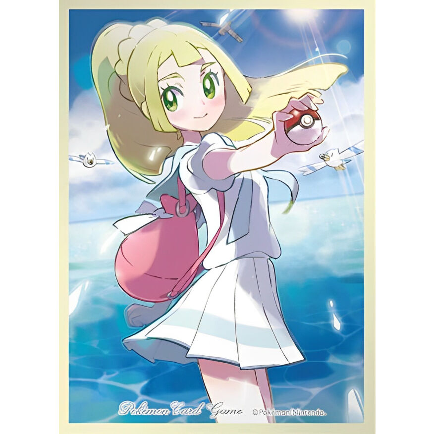 バラ】 日版 ポケセン限定 がんばリーリエ ver.2 (黄枠) 【再販版