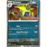 バンギラス（Paldea Evolved ロゴ）【コスモスホロ】 / Tyranitar - Paldea Evolved Stamp Promo (135/193)