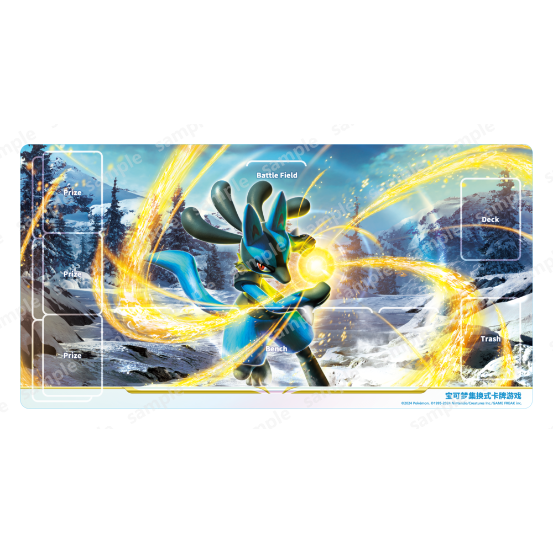 ポケモンカード　中国大会限定　プレイマット 新品未使用　ミロカロス＆ニンフィア① ポケモンカード 中国大会限定 プレイマット 新品未使用