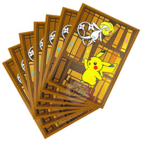 ポケモンカードゲーム 中国ジム店舗限定 宁波(寧波) ユクシー＆ピカチュウ スリーブ (64枚)