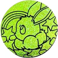 ポケモンコイン (2025)【イーブイ（草タイプ）】 （グリーンコンフェティホロ/ Jumboサイズ）