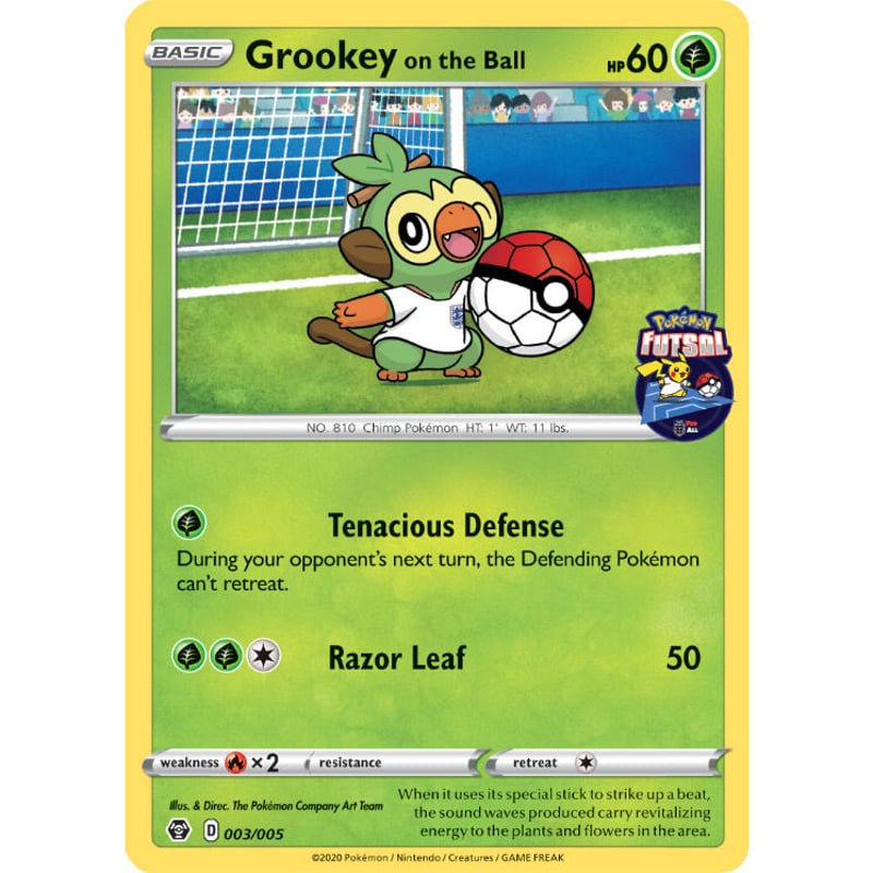 フットサル サルノリ プロモ【海外限定絵柄】 / Grookey on the