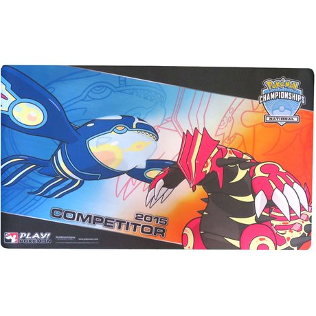 ポケモンカード 2015 National Championships ゲンシカイオーガ & ゲンシグラードン プレイマット