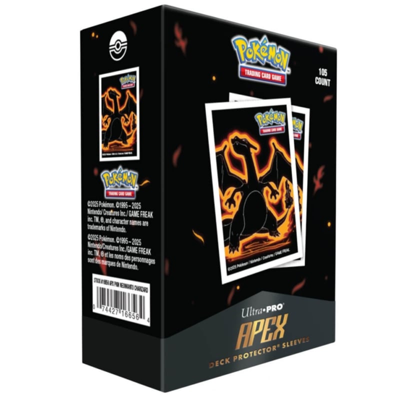 ポケモンカード Ultra Pro APEX Neon Kanto リザードン カードスリーブ