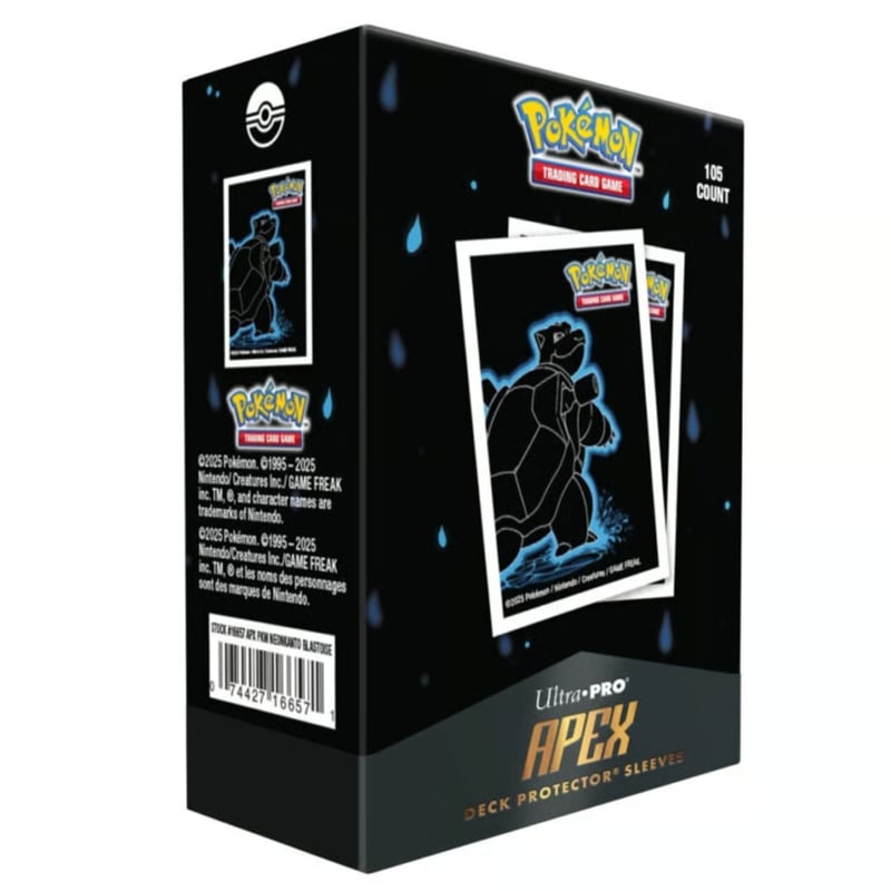 ポケモンカード Ultra Pro APEX Neon Kanto カメックス カードスリーブ