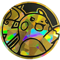 ポケモンコイン (2020)【ライチュウ】 （イエロークラックドアイスホロ/ Largeサイズ）