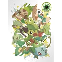 【バラ】 日版 ポケセン限定 タイプファイターズ 草 スリーブ (2019)
