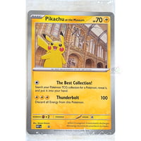 【未開封ジャンボカード プロモ】海外限定絵柄 自然史博物館のピカチュウ / Pikachu at the Museum