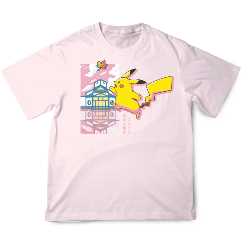 中国大会限定 2024ポケモンマスターズ蘇州 Tシャツ【ピカチュウ】Lサイズ 中国大会限定 2024ポケモンマスターズ蘇州 Tシャツ【ピカチュウ