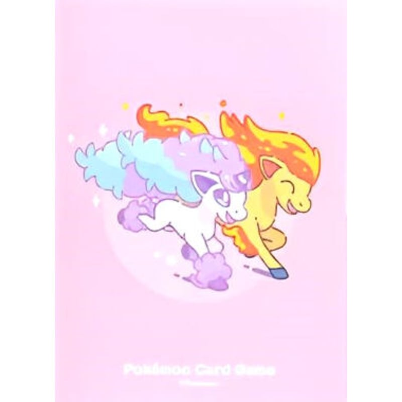 バラ】 日版 ポケセン限定 HELLO PONYTA ガラルポニータ スリーブ