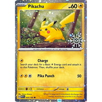 ピカチュウ 【コスモスホロ・雪の結晶ロゴ】 / Pikachu - Holiday Calendar (025/165)