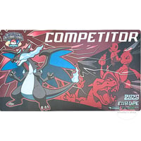 ポケモンカード 2026 Europe International Championships 選手用プレイマット 【メガリザードンX・リザードン・リザード・ヒトカゲ】