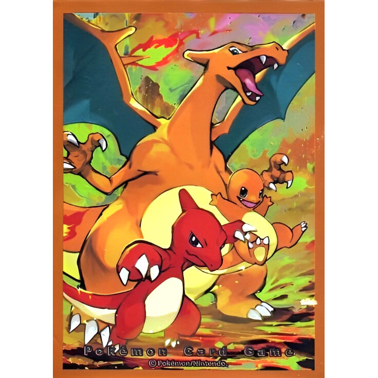 バラ】 日版 ポケセン限定 プレミアム・マット 進化の系譜 リザードン