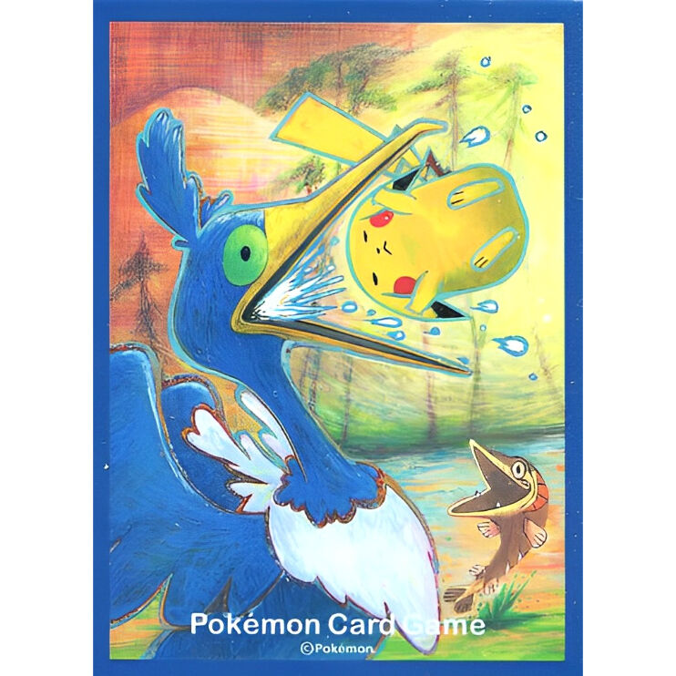 バラ】 日版 ポケセン限定 ピカチュウとウッウ スリーブ (2020