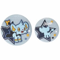 ポケモン 中国ポケモンセンター インディゴプロローグシリーズ 刺繍缶バッジ2個セット 【コリンク】