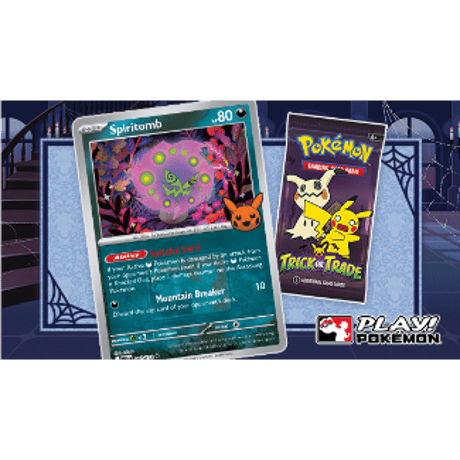 【ハロウィン】 ミカルゲ（Play! Pokémon ロゴ） / Spiritomb - Pokéween event Promo (087/132)  【Halloween】