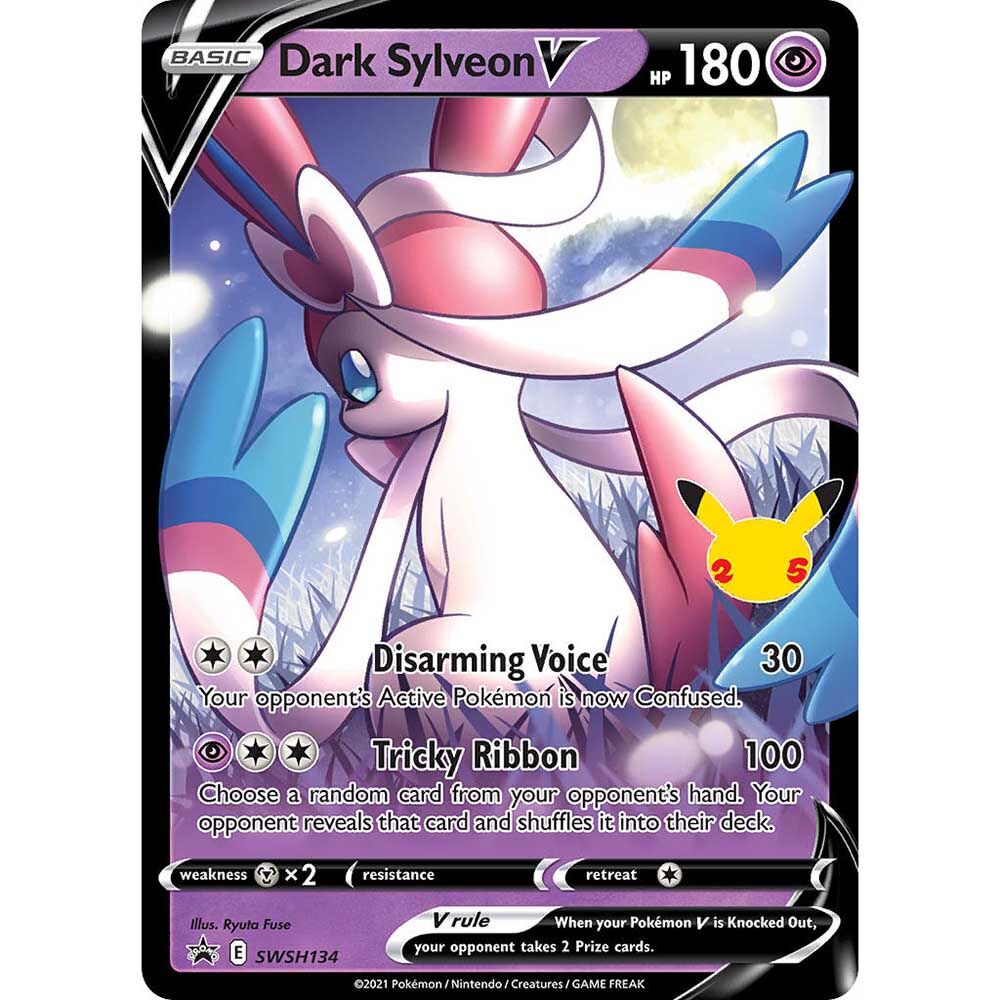 【未開封】Dark SylveonV Celebration わるいニンフィア ジャンボカード】わるいニンフィアV （海外限定絵柄）/ Dark Sylveon V