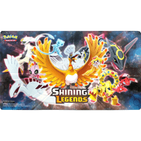 ポケモンカード Shining Legends Super Premium Collection プレイマット (色違いのホウオウ/ジラーチ/ミュウ/レックウザ/アルセウス/セレビィ/ルギア他)