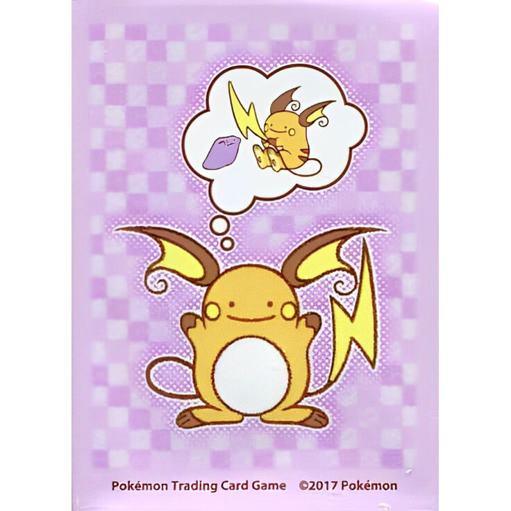 海外限定　デッキシールド　スリーブ　メタモン　ライチュウ バラ】 海外ポケセン限定 Ditto As Raichu（へんしんメタモン