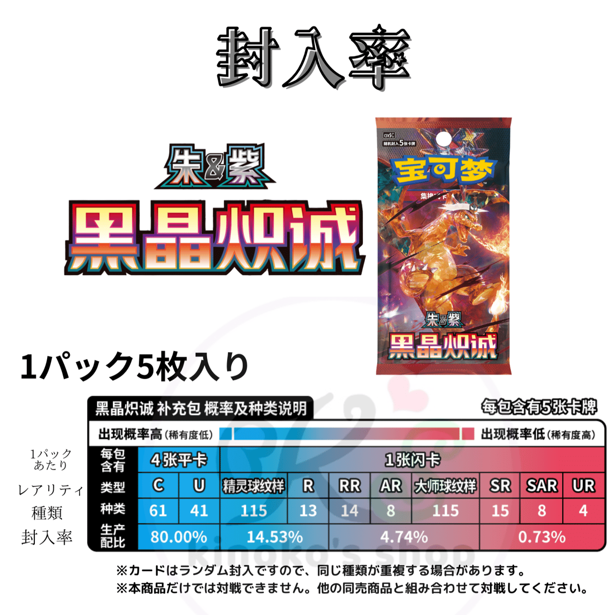 箱潰れの場合がございます】 中国簡体版 ポケモンカード 黑晶炽诚 1BOX