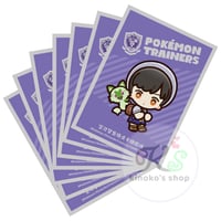 ポケモンカード 海外版POKÉMON TRAINERS パルデア スリーブ 【ハルト＆ニャオハ(シークレット種)】(64枚)