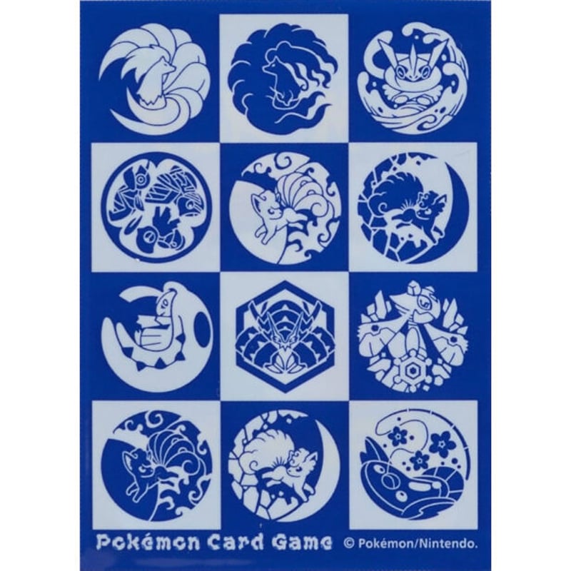 バラ】 日版 ポケセン限定 百ポケ夜行のポケ紋 スリーブ (2018 バラ】 日版 ポケセン限定 百ポケ夜行のポケ紋 スリーブ (2018