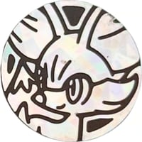 ポケモンコイン (2015)【フォッコ】 （シルバークラックドアイスホロ/ Largeサイズ）