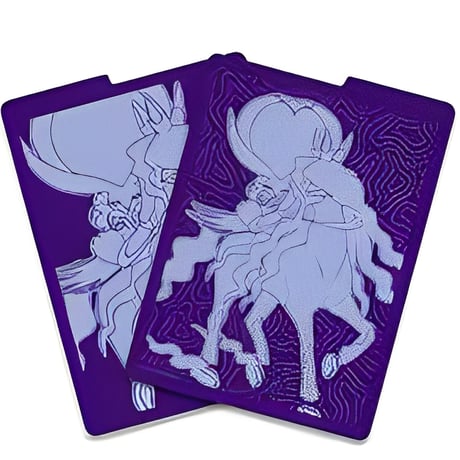 ポケモンカード Chilling Reign Elite Trainer Box 仕切り板 (2枚セット) 【バドレックス(黒馬)】