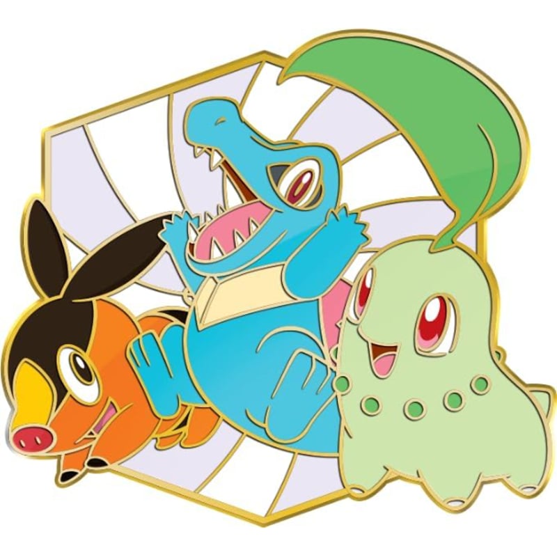 超希少　ミアレシティ　psa10 3連番　御三家　チコリータ　ポカブ　ワニノコ ポケモン ポカブ・ワニノコ・チコリータ コレクターズピン | kinoko's shop